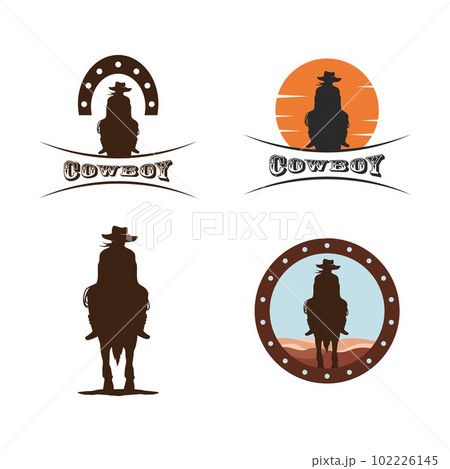 Cowboy rider illustration Cowboy rider illustration 102226145