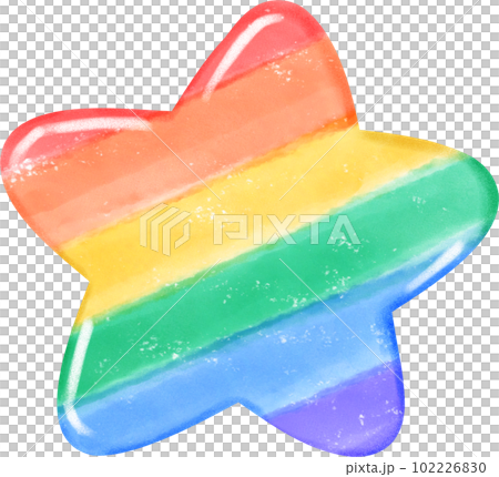cute pride rainbow star shape kawaii cartoon hand drawn watercolor cute pride rainbow star shape kawaii cartoon hand drawn watercolor 102226830