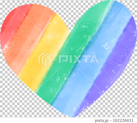 cute pride rainbow heart shape kawaii cartoon hand drawn watercolor cute pride rainbow heart shape kawaii cartoon hand drawn watercolor 102226831