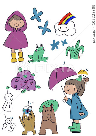 雨の日日和のおともだち 102228309