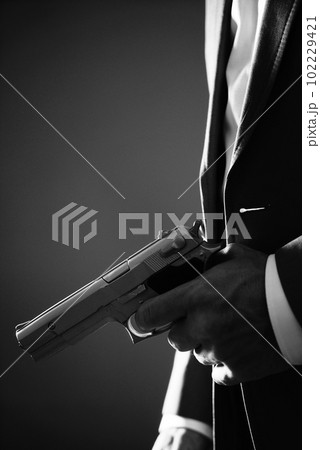 Retro secret agent gun 102229421