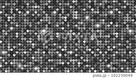 Bright shiny black and white sequins with glitter background 102230049