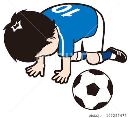 挫折するサッカー選手 102235475