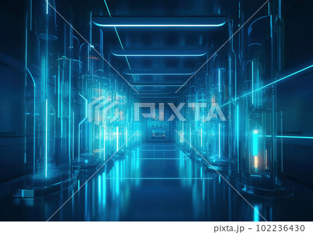 研究室・SF空間アニメ背景 102236430