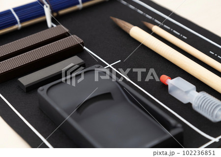 習字　書き初めイメージ 102236851