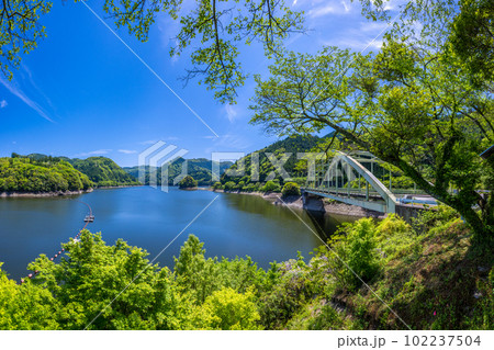 松原ダム展望台　梅林湖 102237504