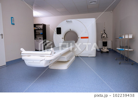 MRI - Magnetic resonance imaging scan device in hospital. MRI - Magnetic resonance imaging scan device in hospital. 102239438