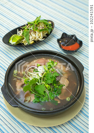 ベトナム料理のフォー 縦写真 ベトナム料理のフォー 縦写真 102241591