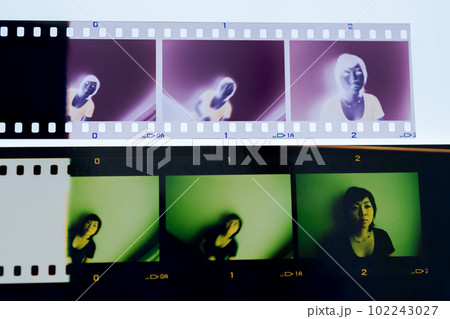 ポジのクロス現像とベタ焼き 102243027