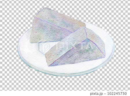 Konnyaku watercolor illustration hand-drawn illustration Konnyaku watercolor illustration hand-drawn illustration 102245730