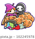 かぼちゃまみれのハロウィンキャラ達 102245978