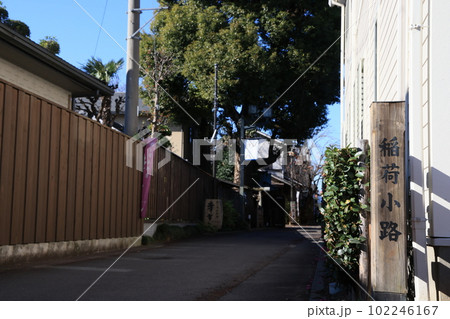 埼玉県川越市の稲荷小路の風景 102246167