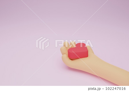 掌の上のハート 掌の上のハート 102247016