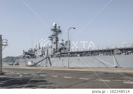 音響測定艦「ひびき」　呉市、アレイからすこじま 102248514