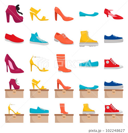 Illustration of shoes 102248627