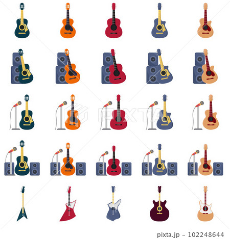 Illustration of guitar 102248644