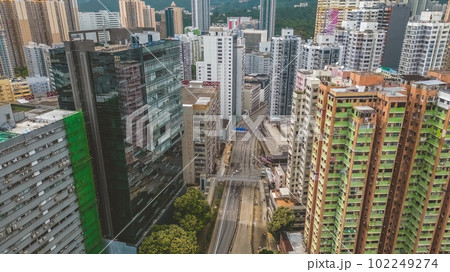 the landscape fo Castle Peak Rd, Kwai Chung April 30 2023 102249274