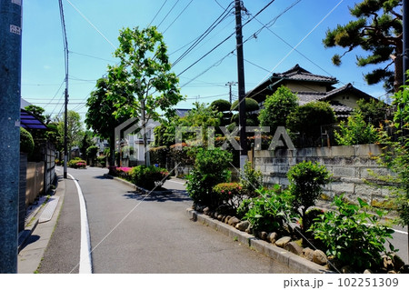 東京都板橋区常盤台2丁目の家並み 東京都板橋区常盤台2丁目の家並み 102251309