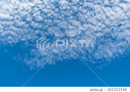 秋空イメージ【うろこ雲】 秋空イメージ【うろこ雲】 102252540