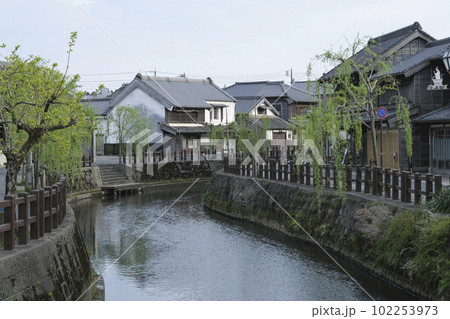 歴史的建造物が多く残る佐原の街並み 歴史的建造物が多く残る佐原の街並み 102253973