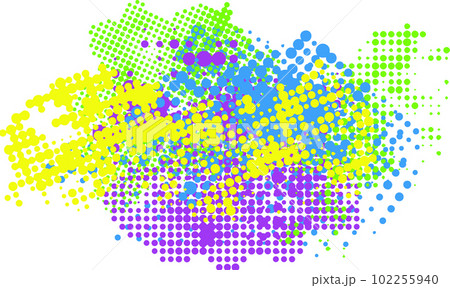 Grunge halftone background. Pop art background 102255940
