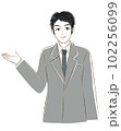 スーツの男性2023・案内 102256099