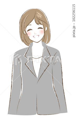 スーツの女性2023・笑顔 スーツの女性2023・笑顔 102256115