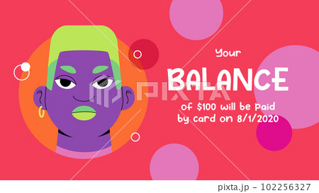 Guy With Green Hair Banner Template Guy With Green Hair Banner Template 102256327