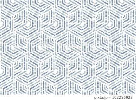 Abstract geometric pattern with stripes, lines. Seamless vector background. Blue and gray ornament. Simple lattice graphic design Abstract geometric pattern with stripes, lines. Seamless vector background. Blue and gray ornament. Simple lattice graphic design 102256928