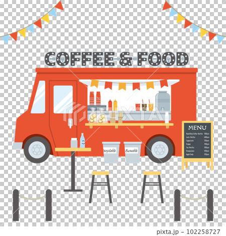 Cafe food truck 102258727