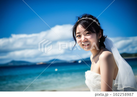 日本人花嫁のウエディング写真 102258987