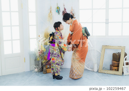 親子 着物 写真館 七五三 親子 着物 写真館 七五三 102259467