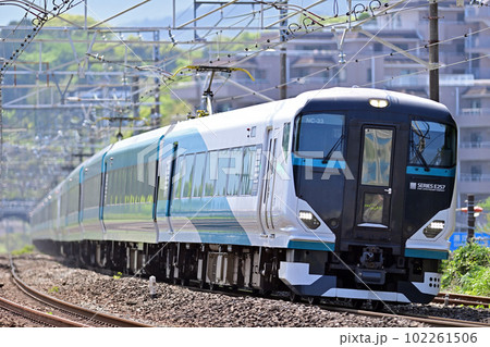 東海道本線　真鶴　JR東日本　E257系2500番台　NC-33編成（大宮）　踊り子 102261506