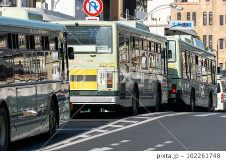 京都　路線バス　四条通 102261748