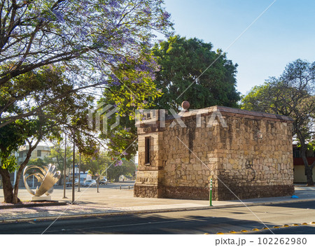 Sunny view of the PLAZA DE LA CAJA DE AGUA Sunny view of the PLAZA DE LA CAJA DE AGUA 102262980