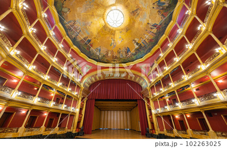 Interior view of the Degollado Theater Interior view of the Degollado Theater 102263025