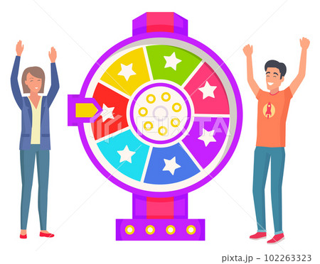 Joyful People Having Happy Hour And Winning Prize Joyful People Having Happy Hour And Winning Prize 102263323