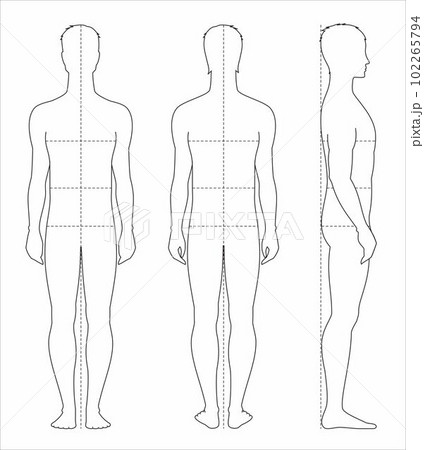 Male figure template. Fashion croquis. Male figure template. Fashion croquis. 102265794