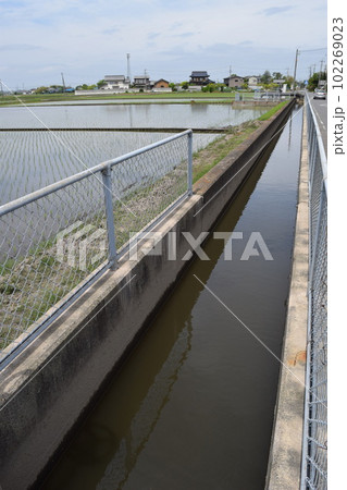農業用水路兼排水路 茨城県 102269023
