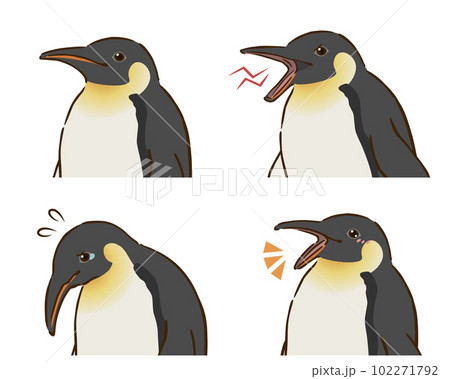 コウテイペンギンの喜怒哀楽セット 102271792
