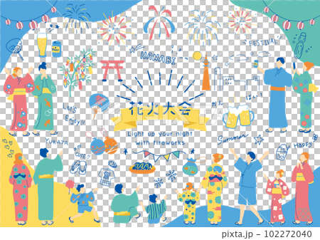 欣賞煙花表演的人 102272040