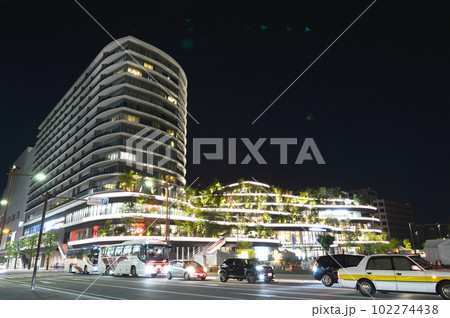 桜町熊本　辛島公園　夜景　 102274438