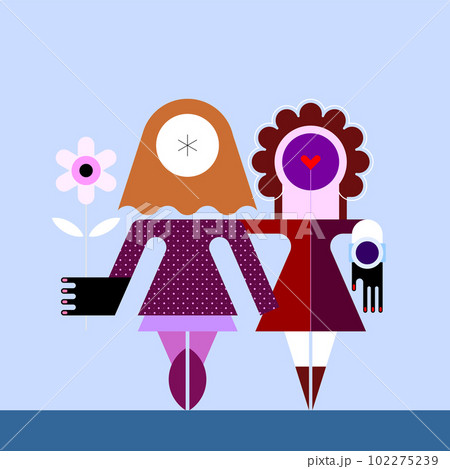 Two Female Friends Two Female Friends 102275239