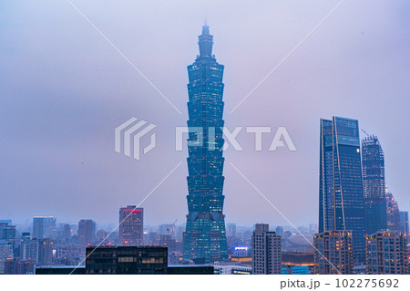 台湾 2023 台北101 象山眺望 夕景 台湾 2023 台北101 象山眺望 夕景 102275692