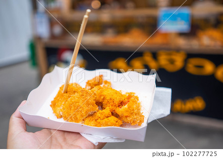 deep fried chicken with spicy powder deep fried chicken with spicy powder 102277725