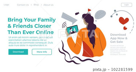 Bring your family closer than ever online web 102281599
