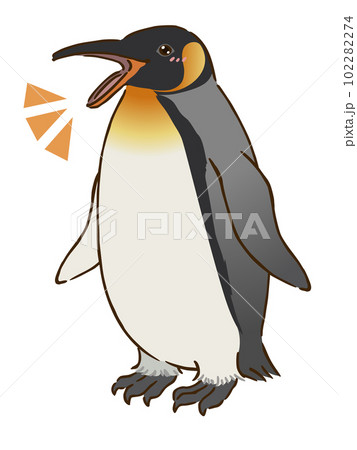 喜ぶキングペンギン 102282274
