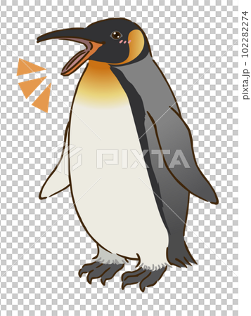 喜ぶキングペンギン 102282274