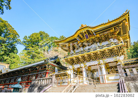 春の日光東照宮 陽明門 栃木県日光市 春の日光東照宮 陽明門 栃木県日光市 102283002