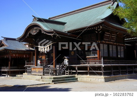 葛飾八幡宮 社殿 千葉県市川市八幡 葛飾八幡宮 社殿 千葉県市川市八幡 102283702